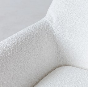 Fehér design kialakítású fotel MILAN