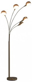 ezüst állólámpa 200 cm 5 db E14 típusú foglalattal