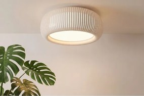 Mennyezeti lámpa STRIPES 2xE27/40W/230V átm. 55 cm krémszínű/fehér