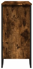 sonoma tölgy színű szerelt fa tálalószekrény 78 x 35,5 x 74,5cm