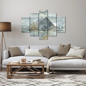 Kép - Piramisok kék szűrőben (150x105 cm)