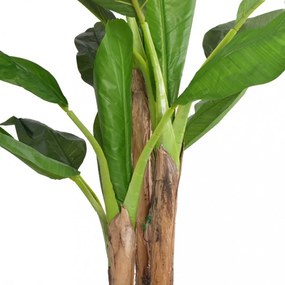 műbanánfa virágcseréppel 175 cm zöld