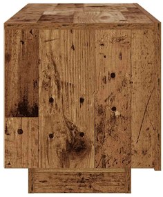 antik hatású szerelt fa TV-szekrény 100 x 35 x 40 cm