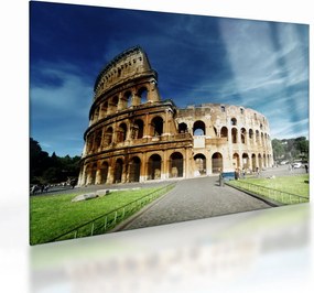 Kép - Colosseum Rómában, Olaszországban (üvegen) (70x50 cm)