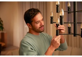 KÉSZLET 2x LED Dimmelhető izzó Philips Hue WHITE FILAMENT E14/4,5W/230V 2100K