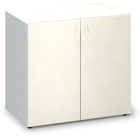 Alacsony szekrény ProOffice 80 x 47 x 74,2 cm, fehér