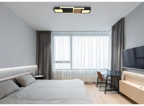 Globo 67279-30 - LED mennyezeti lámpa CAROLINE LED/30W/230V bézs/fekete