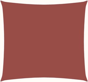 vidaXL terrakotta négyzet alakú oxford-szövet napvitorla 3 x 3 m