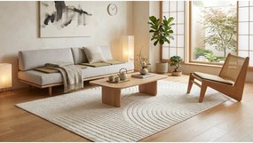 Krémszínű szőnyeg 160x230 cm Whirl – ESTE