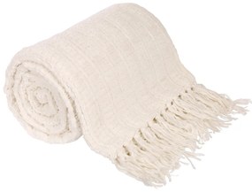 Emma krém színű takaró, 150 x 200 cm
