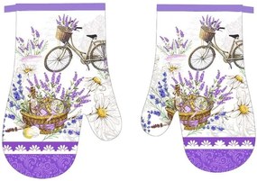 B-1 LEVANDER BIKE kesztyűszett köténnyel