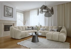 Bézs sarokkanapé (bal oldali-U alakú) Shell – Miuform