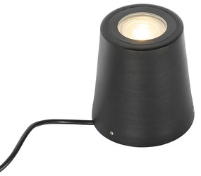 Modern kert spot fekete kerek IP65 - Lennard