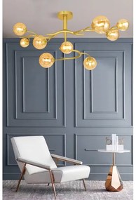 Brilagi - LED Felületre szerelhető csillár MISTEL 9xG9/3W/230V arany