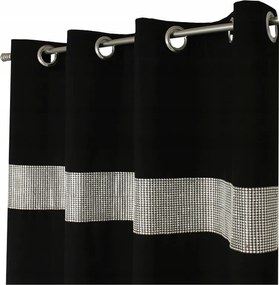 Függöny Kész Strasszos átvezető függöny 145X160