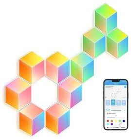 Govee Govee - KÉSZLET 10x LED Lámpa Glide Hexa Pro LED Smart RGBIC Wi-Fi GV0049