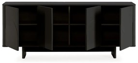 Fekete komód 180x75x40 cm Solei – MOME