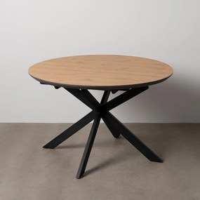 Kerek bővíthető étkezőasztal hosszabbító asztallappal ø 120 cm Rocía – Ixia