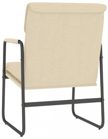 vidaXL krémszínű szövet pihenőszék 55 x 64 x 80 cm