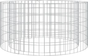 vidaXL horganyzott vas gabion tűzrakó Ø 100 cm