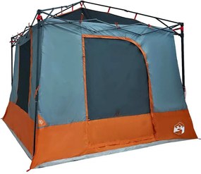 vidaXL Belső sátor tetővel Szürke és narancs 290 x 288 x 234 cm taft