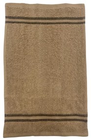 Ajándékcsomag 3 db 70x140 cm-es fürdőlepedőből és 50x100 cm-es, valamint 30x50 cm-es törölközőkből, barna színben, TiaHome