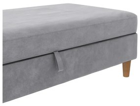 Világosszürke bársony lábtartó Lilly – Støraa