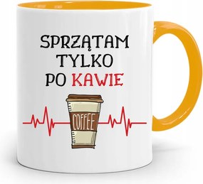 Takarítónőnek Sárga Bögre Születésnapi Ajándék fényképes nyomtatással