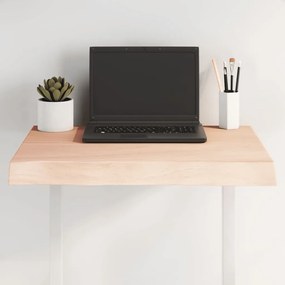 asztallap 60x60x(2-6) cm kezeletlen tömör fa élőszegélyes