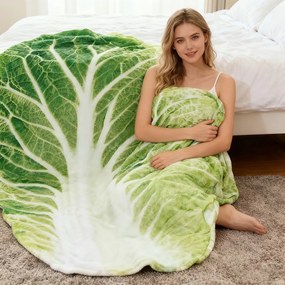 Takaró takaró ágytakaró piknik szőnyeg saláta káposzta ajándék vegan vega 200cm