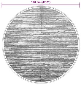 kültéri szőnyeg ARAKIL barna Ø120 cm PP