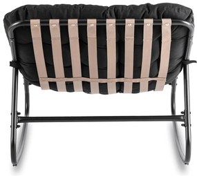 Hintafotel Fekete Párnával. AURORA