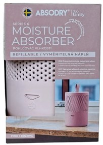 Everbrand Nedvességelnyelő Absodry Duo Family Bag6-sorozat, 50 m3-ig, rózsaszín