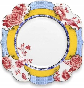Royal Multi Yellow desszertes tányér PiP Studio, 23,5 cm