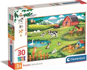 Állatos Farm 30 db-os puzzle Clementoni