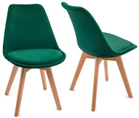 Étkezőszékek 4db Skandináv stílus Green Glamor