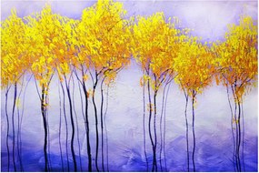 Sárga fák képe (90x60 cm)