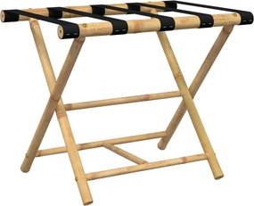 vidaXL bambusz összecsukható bőröndtartó 62 x 42 x 50,5 cm