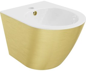 Mexen Lena függő bidé, Fehér/Arany vonalas minta - 35224807