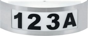 POLUX 309792 RONO Modern Kültéri Fali Lámpa Ezüst E27 IP54