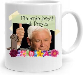 Vicces Bögre A Pis Elnökétől Jaroslaw Kaczynski fényképes nyomtatással