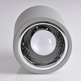 POLUX 312426 JUPITER Hengeres Mennyezeti Lámpa Szürke E27 IP20