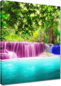 Vászonkép 30x40 Színes vízesés