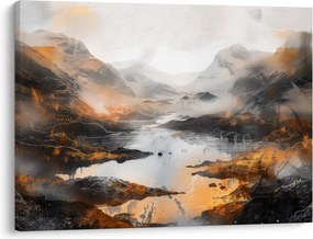 Kép - Hegyi tájak festése (70x50 cm)