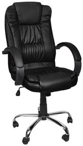 Office chair eco leather - black MALATEC