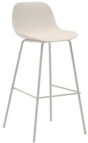 Krémszínű bárszék (ülésmagasság 74 cm) Altea – Kave Home