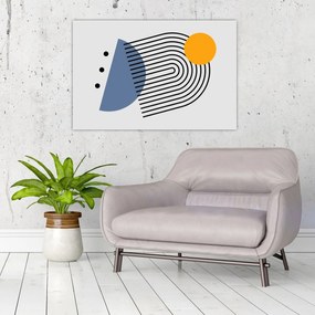 Kép - Minimalista absztrakció N⁰2 (90x60 cm)