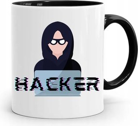 Fekete Informatikai Programozó Bögre Hacker fényképes nyomtatással
