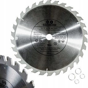 Faipari fűrésztárcsa 400x32 30T widia Krajzega Gyors Tűzifa 30, 25,4, 20