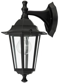 Rabalux Velence kültéri fali lámpa 1x60 W fekete 8202